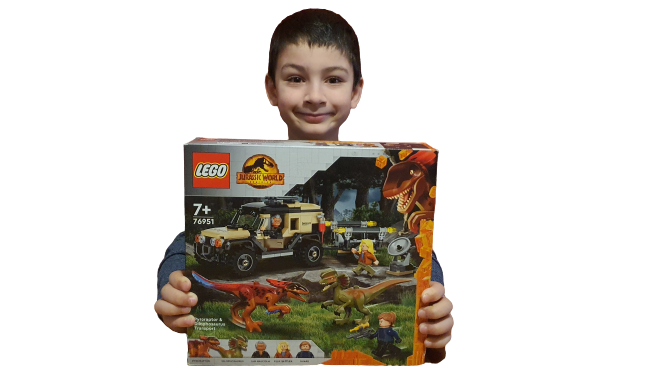 LEGO 76951 Jurassic World Pyroraptor und Dilophpsuarus Transport