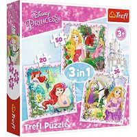 Foto von 3in1 Puzzle 20/36/50 Teile - Disney Princess