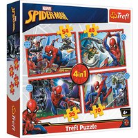 Foto von 4 in 1 Puzzle The Heroic Spider-Man - Disney Marvel Spiderman
