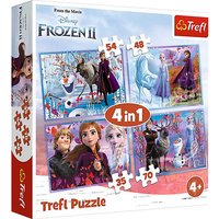 Foto von 4in1 Puzzle 35/48/54/70 Teile - Frozen 2