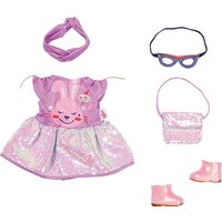 Foto von BABY born® Deluxe Happy Birthday Outfit 43 cm lila