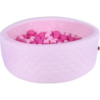 Foto von "Bällebad soft - ""Cosy heart rose"" - 300 Bälle soft pink" rosa