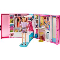 Foto von Barbie Traum Kleiderschrank ausklappbar mit Puppe