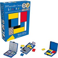 Foto von Brettspiel Mondrian Blocks Blaue Edition