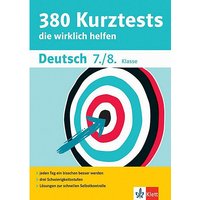 Foto von Buch - 380 Kurztests die wirklich helfen: Deutsch 7./8. Klasse