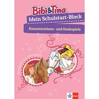 Foto von Buch - Bibi & Tina: Mein Schulstart-Block - Konzentrations- und Denkspiele