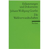 Foto von Buch - Johann Wolfgang Goethe 'Wahlverwandtschaften'