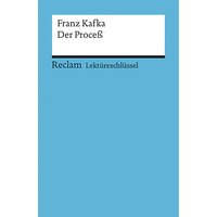 Foto von Buch - Lektüreschlüssel Franz Kafka 'Der Proceß'