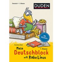 Foto von Buch - Mein Deutschblock mit Rabe Linus - 1. Klasse