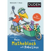 Foto von Buch - Mein Matheblock mit Rabe Linus - 1. Klasse