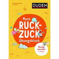 Foto von Buch - Mein Ruckzuck-Übungsblock: Richtig schreiben 2. Klasse