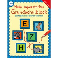 Foto von Buch - Mein superstarker Grundschulblock. Buchstaben und Wörter erkennen