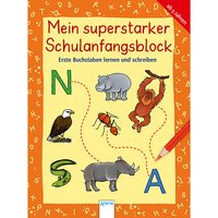 Foto von Buch - Mein superstarker Übungsblock zum Schulanfang: Buchstaben
