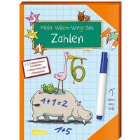 Foto von Buch - Schlau die Schule: Mein Wisch-Weg-Set: Zahlen  Kinder