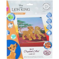 Foto von Crystal Art Disney König der Löwen - Simba and Nala