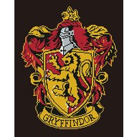 Foto von "DIAMOND DOTZ® Original Diamond Painting ""Gryffindor Crest"" Harry Potter 40 x 50cm ab 8 Jahren (CD238000107)"