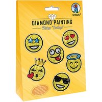 Foto von "Diamond Painting Sticker ""Smileys"" Mot:06" gelb-kombi