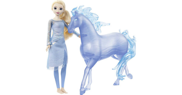 Elsa-Puppe und Wasserfigur Nokk mehrfarbig