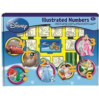 Foto von Disneys Zahlen Stempelset mit 7 Holzstempeln