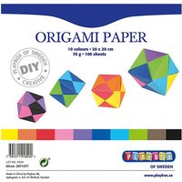 Foto von Faltblätter Origami-Papier in 10 Farben