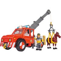 Foto von Feuerwehrmann Sam - Phoenix mit Figur und Pferd bunt