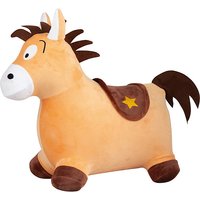 Foto von Fluffy Hop Hop Pony mit Plüschüberzug mehrfarbig