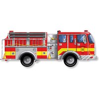 Foto von Fußbodenpuzzle - Riesiges Feuerwehrauto