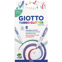 Foto von GIOTTO Turbo Glitter Pastel Filzstifte-Set