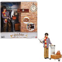 Foto von Harry Potter Gleis 9 3/4 Spielset mit Harry Potter Puppe & Hedwig Figur mehrfarbig