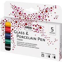 Foto von KREUL Glass & Porcelain Pen Classic 5er Set