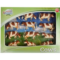 Foto von Kids Globe 571968 - Kühe bunt liegend/stehend 12 Stück