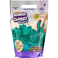 Foto von Kinetic Sand 907 g Beutel mit magischem Indoor-Spielsand Schimmersand Petrol mehrfarbig Modell 2