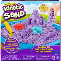 Foto von Kinetic Sand Sandbox Set lila