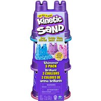 Foto von Kinetic Sand Schimmer Sand 3er Pack 340 g mehrfarbig