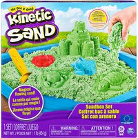 Foto von Kinetic Sandbox Set grün