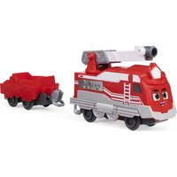 Foto von Mighty Express Push-and-Go Zug Roter Retter mit Güterwaggon mehrfarbig Modell 3