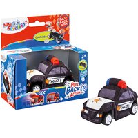 Foto von Mini Revellino - Pull Back Action - Polizeiauto mit abnehmbarem Plüsch und Rückziehmotor Kinder ab 2 Jahren blau  Kleinkinder
