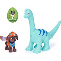 Foto von PAW Patrol Dino Rescue Zuma Hero Pup Spielfigur im Set mit beweglicher Dinosaurier-Figur und Überraschungs-Dino