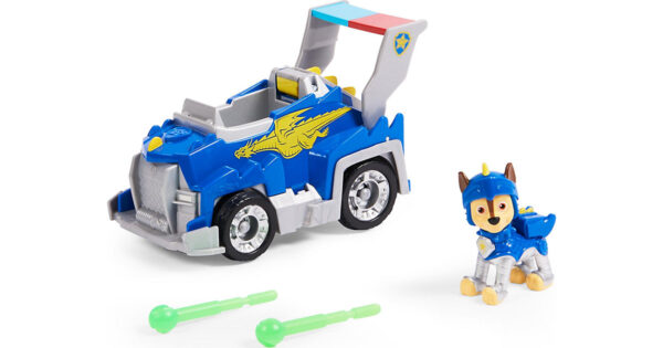 Rescue Knights Basis Fahrzeug Spielzeugauto von Chase mit Welpenfigur
