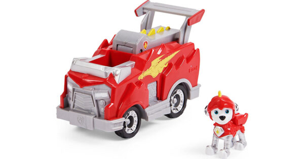 Rescue Knights Basis Fahrzeug Spielzeugauto von Marshall mit Welpenfigur