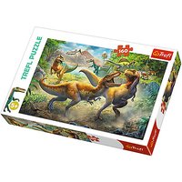 Foto von Puzzle 160 Teile - Kämpfende Dinosaurier