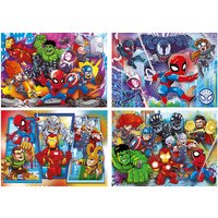 Foto von Puzzle 2 x 20 + 2 x 60 Teile Supercolor - Superhero