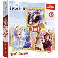 Foto von Puzzle 3 in 1 - Anna & Elsa - Disney Frozen II