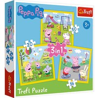 Foto von Puzzle 3 in 1 - Peppa's happy day - Peppa Pig