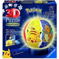 Foto von Ravensburger 3D Puzzle 11547 - Nachtlicht Puzzle-Ball Pokémon - 72 Teile - Pokémon Fans ab 6 Jahren