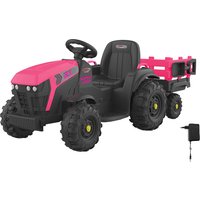 Foto von Ride-on Traktor Super Load mit Anhänger pink 12V