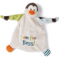 Foto von "Schmusetuch Pinguin ""I am the Boss"" (47133)" beige
