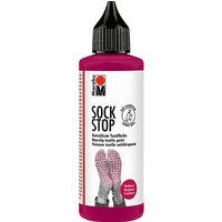 Foto von Sock Stop Rutschfeste Textilfarbe himbeere 90 ml