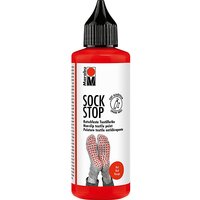 Foto von Sock Stop Rutschfeste Textilfarbe rot 90 ml
