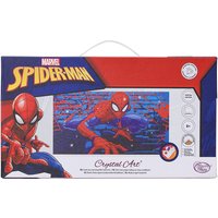 Foto von Spiderman Crystal Art Leinwand Set 22x40cm